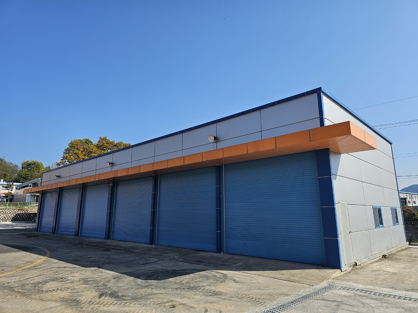 경상남도 농업계 고등학교 공동실습소 격납고 전경